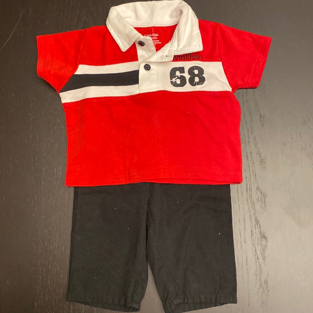 NWOT Calvin Klein boys outfit